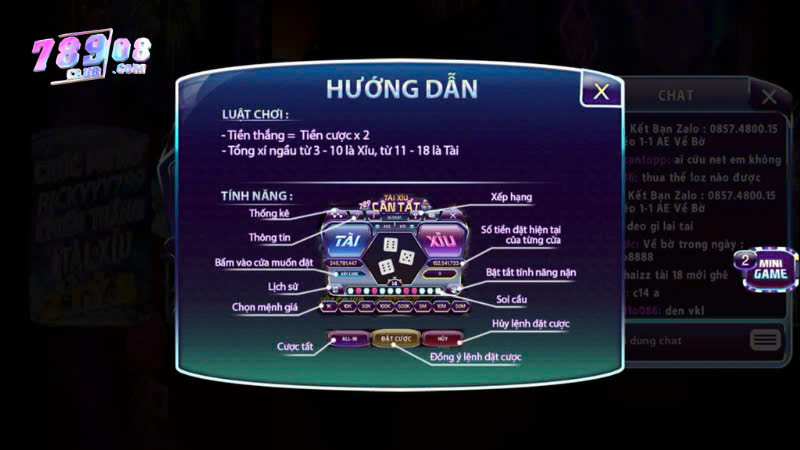 Tài xỉu 789Club thu hút lượng lớn đông đảo cược thủ. Tài xỉu 789Club thu hút lượng lớn đông đảo cược thủ.